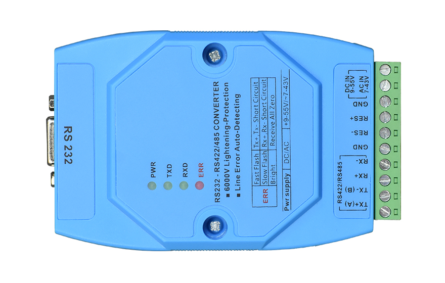 飛暢科技-智能RS232轉RS422-485串口轉換器